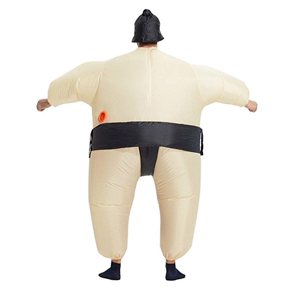AOGU Inflatable Sumo Wrestler Wrestling Costume Halloween Costume For Adults And Kids Inflatable Costumes